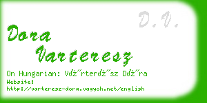 dora varteresz business card